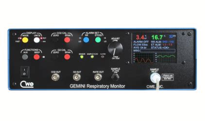 respiratory gas analyzers|GEMINI O2 & CO2 Monitor .